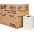 Genuine Joe Embossed Hardwound Roll Towels - 7.88in x 600' - White, 12PK GJO32600